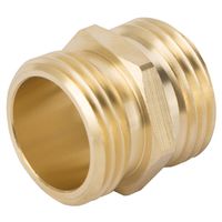 Brass Garden Hose Connector 3/4 in MNH x 3/4 in MNH