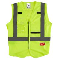 High-Vis Yellow Safety Vest Class 2 L/XL 42-46 in Chest Fit