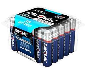 AAA Alkaline Batteries 1.5V 1100mAh 30 Pack