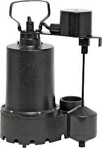 SUMP PUMP VERT IRON 1/3HP