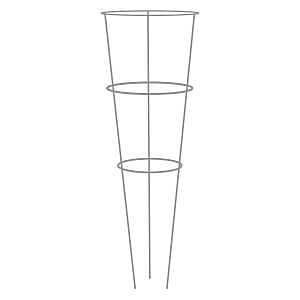 Heavy-Duty 42 in Round Steel Tomato Cage Plant Support