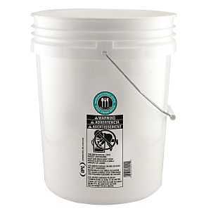 FOODSAFE PAIL WHITE 0.7MIL 5GA