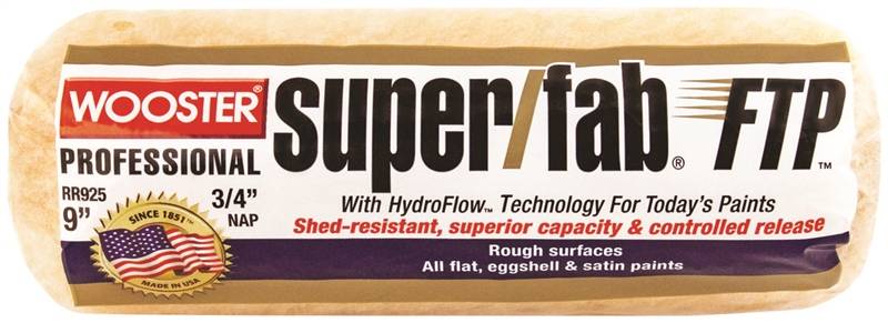 9 in Paint Roller Cover 3/4 in Nap Lager Fabric Shed-Resistant