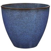 Wave Resin Planter 17-3/4 in Dia x 15 in H