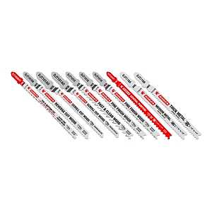 10-Piece Jig Saw Blade Set for Wood & Metal