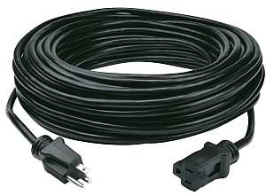 14/3 SJTOW Extension Cord 100 ft Black Jacket