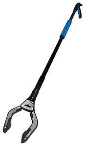 Rugged Reacher Grabber Tool 42.5 in Rubber/Stainless Steel