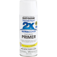 All-Purpose Flat White Spray Primer, 12 oz Aerosol Can