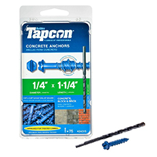 SCREW MASONRY HEX 1/4X1-1/4