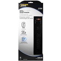 STRIP SURGE 6OUT1150J 15FT BLK