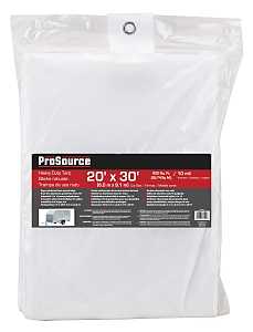 White Poly Tarp 10 Mil 20 ft x 30 ft