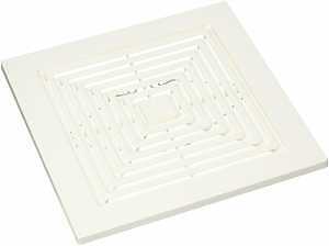 BP90 Replacement Ventilation Fan Grille, White