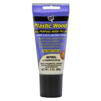 Plastic Wood Latex Wood Filler Paste, Natural, 3 oz Tube