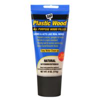 Latex Wood Filler Paste Natural 6 oz Squeeze Tube
