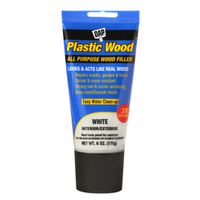 Plastic Wood Latex Wood Filler Paste White 6 oz Tube