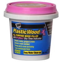 Plastic Wood Filler Paste, Natural Finish, 5.5 oz