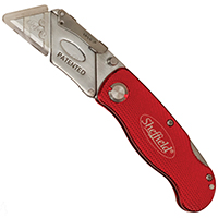 KNIFE UTILITY LOCKBACK RED