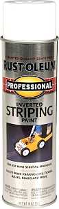 White Striping Paint Spray, 18 oz Aerosol Can
