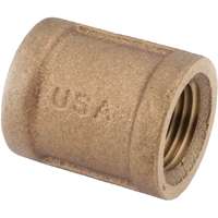 Brass Coupling 1/2 in FIPT Female Iron Pipe Thread