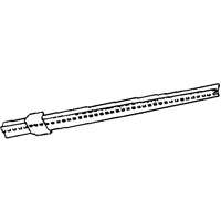 6 ft Green Steel T-Post 1.33 lb/ft No Clip Fence Post