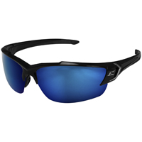 KHOR Aqua Precision Polarized Safety Glasses, Blue Mirror Lens 10% VLT
