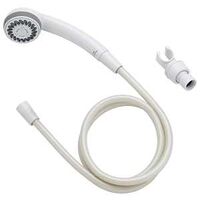 3-Setting Handheld Showerhead, White