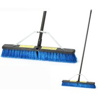 PUSH BROOM W/BRACE 24IN MEDIUM