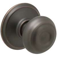 Georgian Passage Door Knob, Aged Bronze Finish