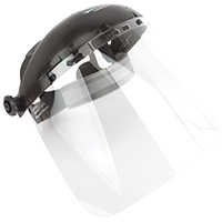 Clear Plastic Face Shield 8 x 15-1/2 in