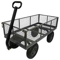 CART GARDEN STL W/SIDE 1200 LB