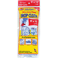 CLOTH DROP PLASTIC 1MIL 9X12FT