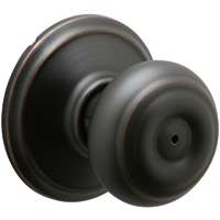Georgian Privacy Door Knob, Aged Bronze Finish