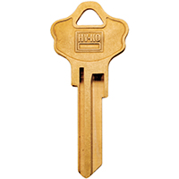 Brass Key Blank for Kwikset Cabinet, House Locks and Padlocks