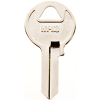 M1 Nickel-Plated Brass Key Blank for Master Locks