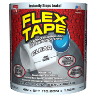 Clear Waterproof Repair Tape 4 in x 5 ft Heavy-Duty Rubberized