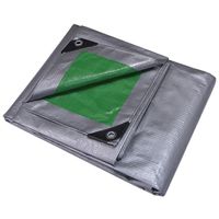 TARP HD GREEN/SILVER 8X10FT