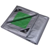 TARP HD GREEN/SILVER 9X12FT