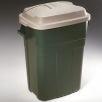 30GAL GREEN TRASH CAN