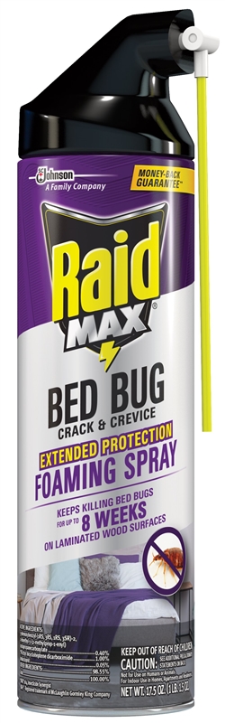 Bed Bug Foaming Spray 17.5 oz - Kills Bed Bugs & Eggs Up to 8 Weeks