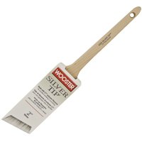 2 in Angle Sash Paint Brush, CT Polyester Filaments, Silver Tip