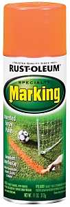 Fluorescent Orange Marking Spray Paint, Flat, 11 oz Aerosol Can