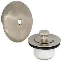 Lift & Turn Tub Drain Trim Kit, Brushed Nickel Brass