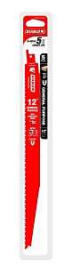 12 in. Bi-Metal Reciprocating Saw Blades 8/14 TPI 5-Pack