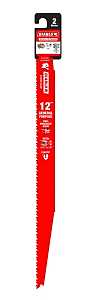 12 in. Bi-Metal Reciprocating Saw Blades 8/14 TPI 2-Pack