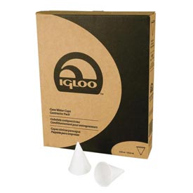 4.25 oz Disposable Treated Paper Cone Cups, White, 5,000/Case