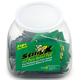 Coretex Sting-X Insect Sting Pain Relief Towelette