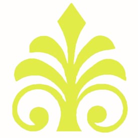 Door Decal Yellow/Clear 4-1/2 inch x 5 inch