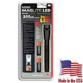Maglite Mini LED 2AA Flashlight with Holster - Compact LED Flashlight