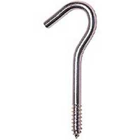 National Hardware Screw Hook, 3/8 in. x 10 in., Zinc-Plated Steel