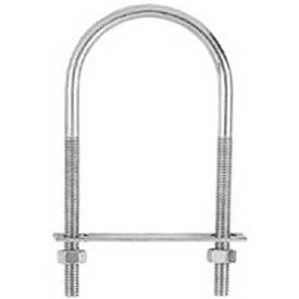 U-Bolt 1/4" x 1-1/8" x 2-1/4" Steel Zinc - Closeout All Sales Final
